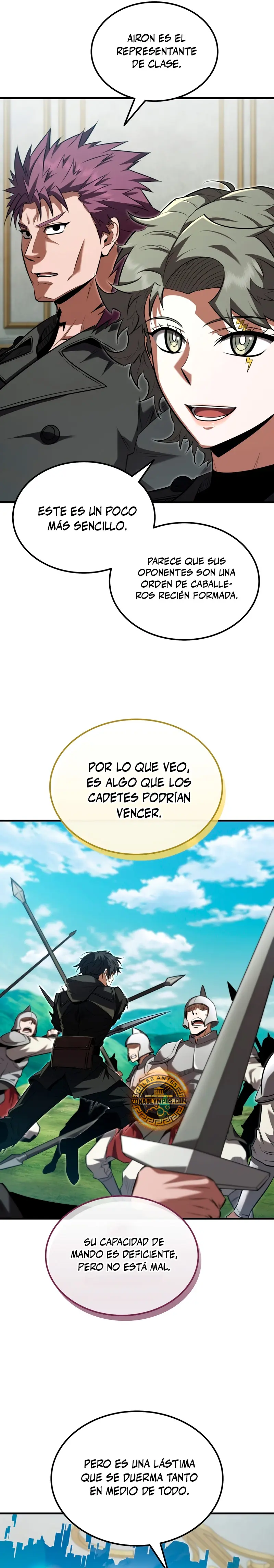 El villano de mirada cortante de la Academia Demoniaca Capitulo 55 página 19