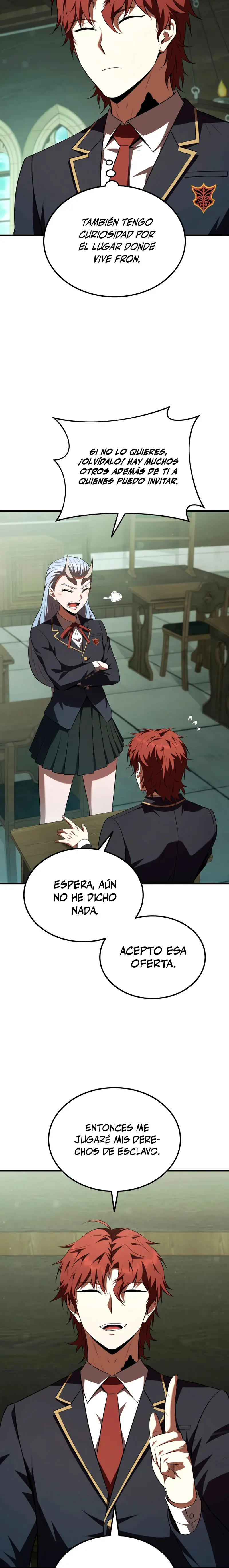 El villano de mirada cortante de la Academia Demoniaca Capitulo 57 página 28
