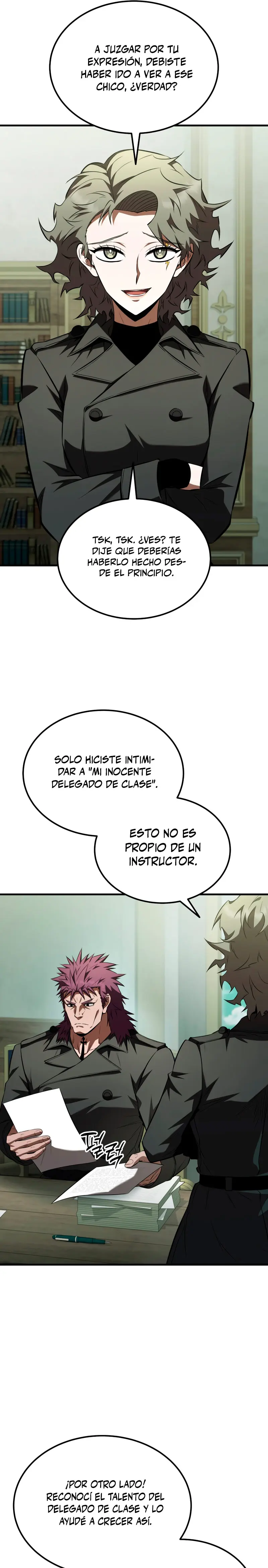 El villano de mirada cortante de la Academia Demoniaca Capitulo 57 página 7