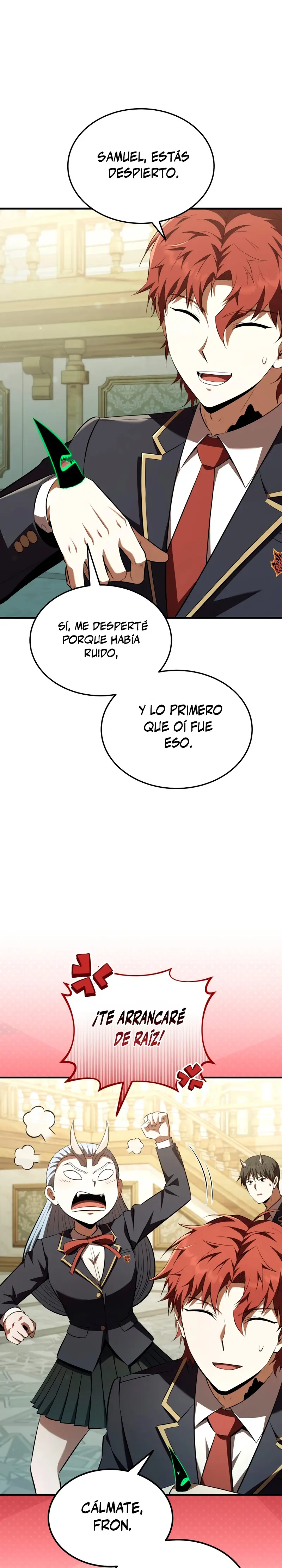 El villano de mirada cortante de la Academia Demoniaca Capitulo 58 página 18