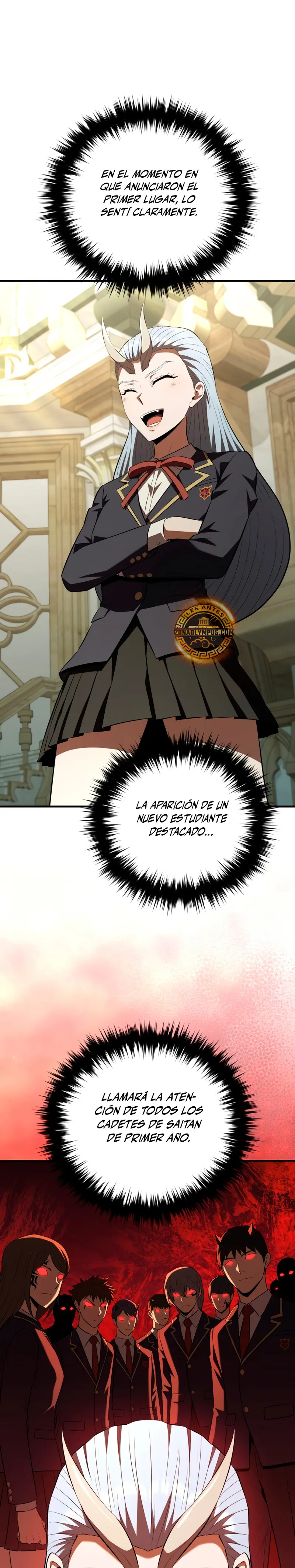 El villano de mirada cortante de la Academia Demoniaca Capitulo 58 página 32