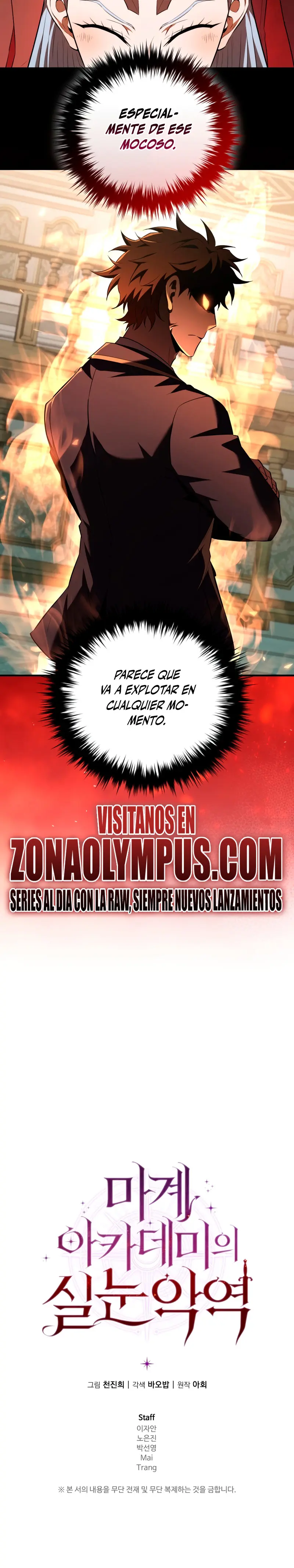 El villano de mirada cortante de la Academia Demoniaca Capitulo 58 página 33