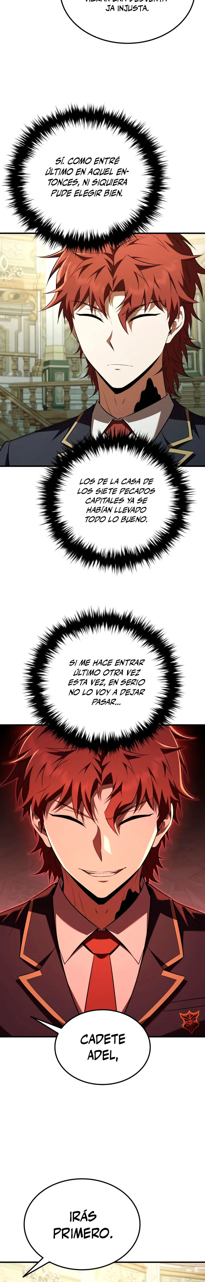 El villano de mirada cortante de la Academia Demoniaca Capitulo 60 página 23