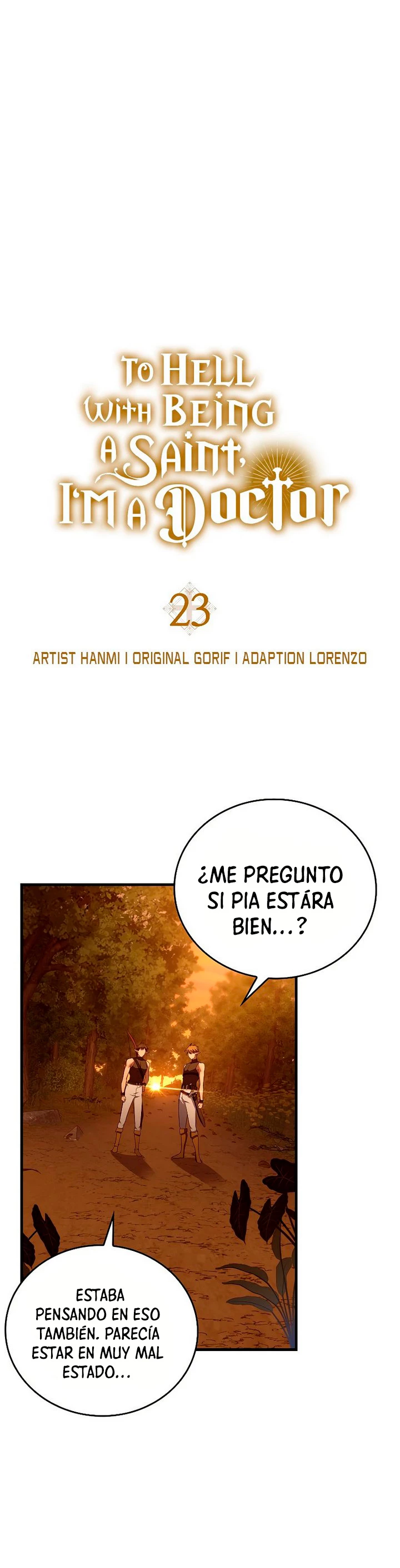 Al demonio con ser un santo, soy un medico Capitulo 23 página 3