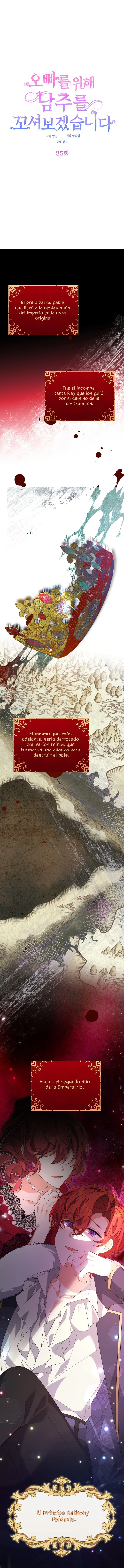 Por Mi Hermano Mayor, Seduciré Al Protagonista Masculino Capitulo 35 página 3