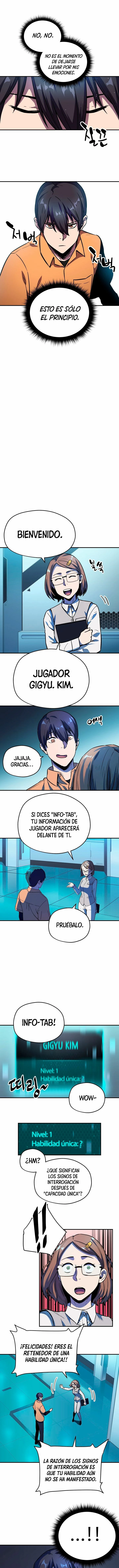 El jugador que no puede subir de nivel Capitulo 1 página 10