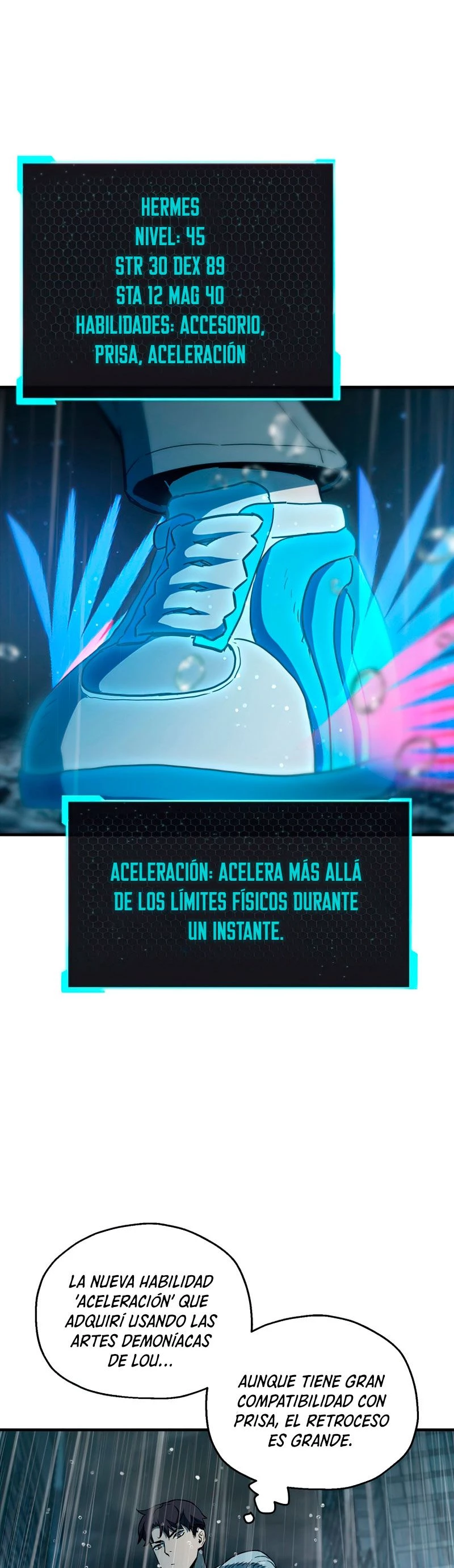 El jugador que no puede subir de nivel Capitulo 51 página 47