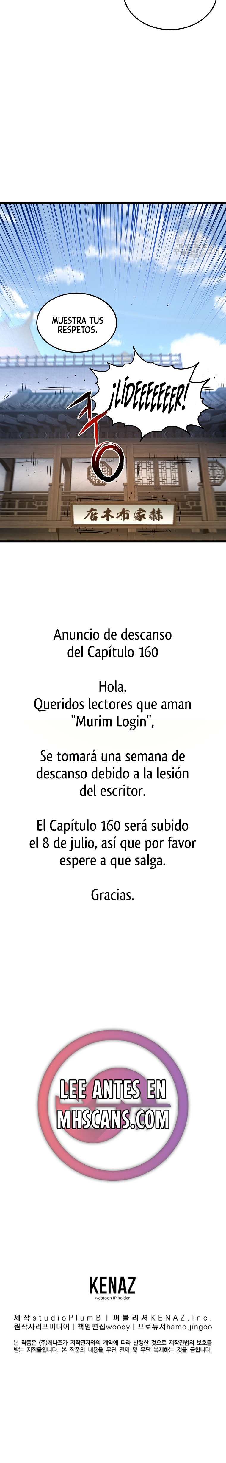 Inicio de Sesión en el Murim Capitulo 159 página 38