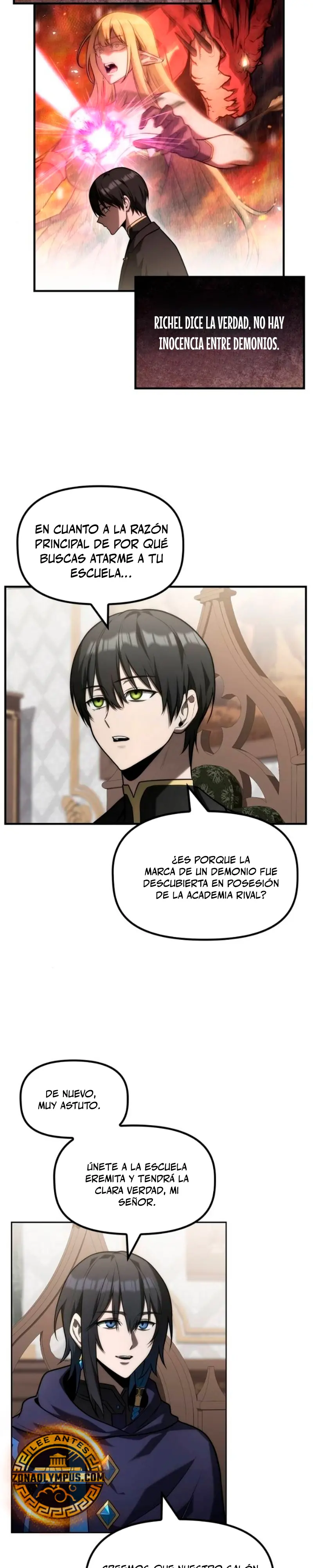 El Joven Heredero de la Familia de Nigromantes Capitulo 23 página 10