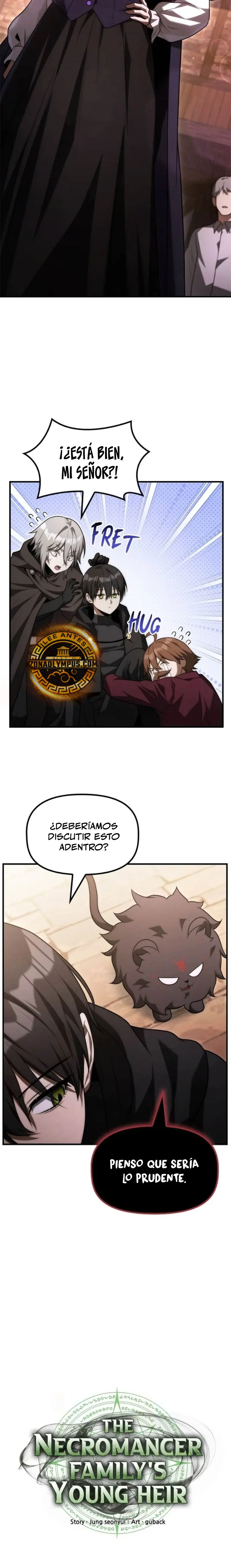 El Joven Heredero de la Familia de Nigromantes Capitulo 34 página 15