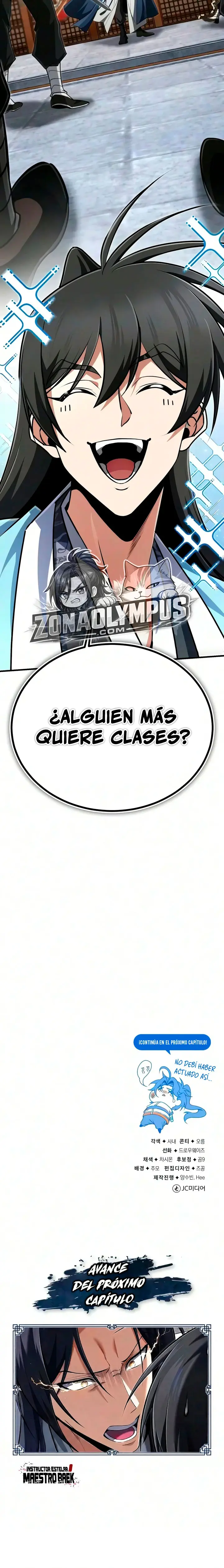 Instructor Estelar Maestro Baek Capitulo 158 página 38