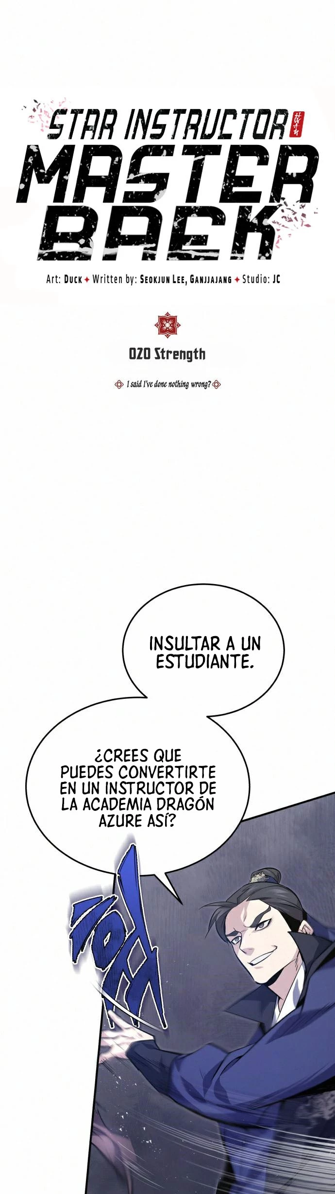 Instructor Estelar Maestro Baek Capitulo 20 página 3