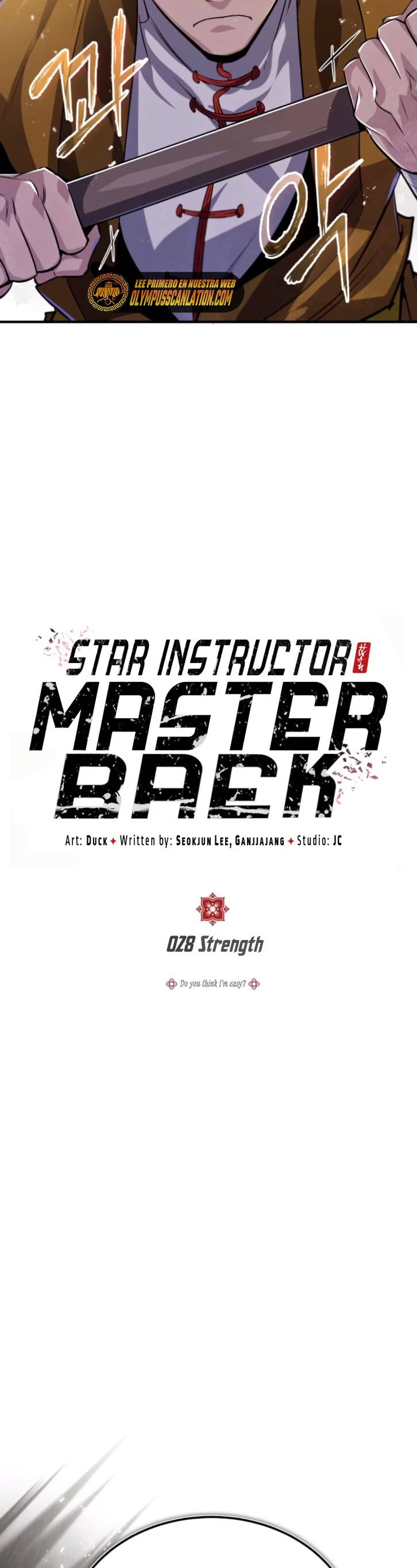 Instructor Estelar Maestro Baek Capitulo 28 página 11