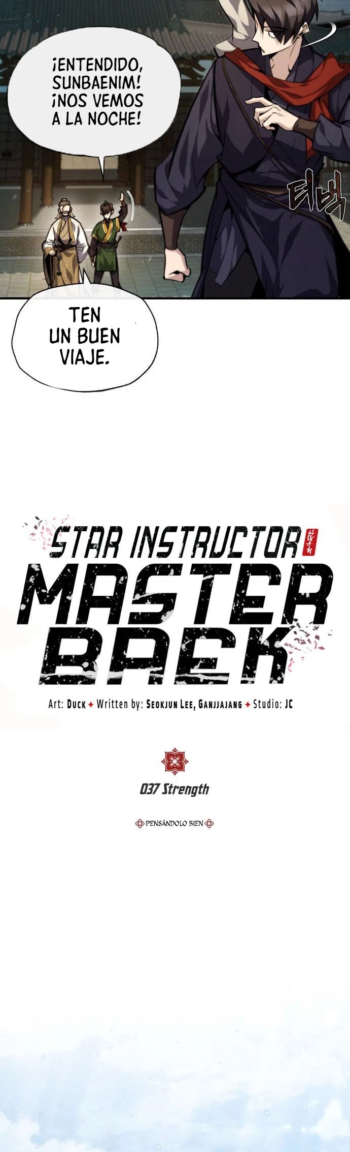 Instructor Estelar Maestro Baek Capitulo 37 página 6