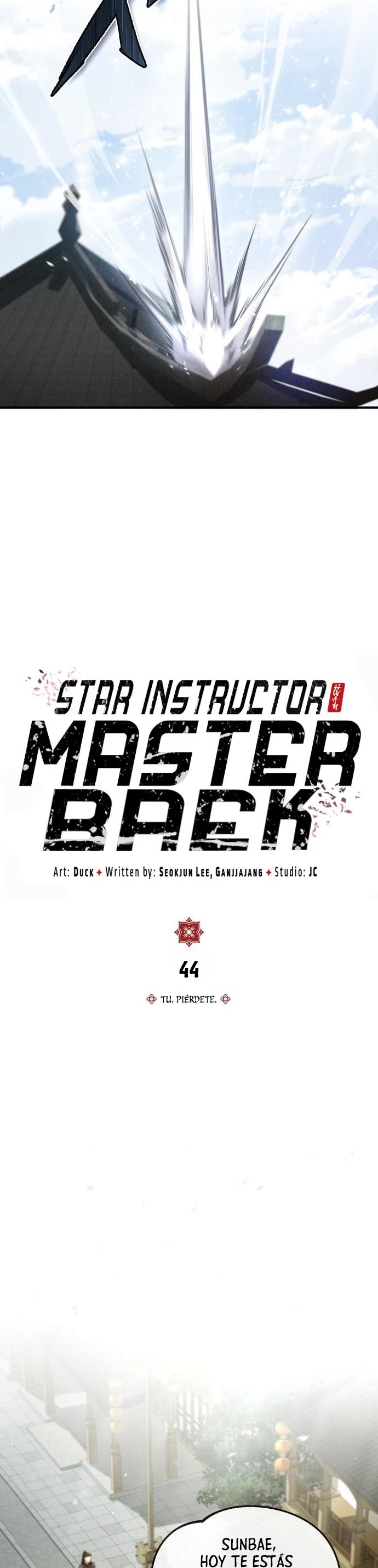 Instructor Estelar Maestro Baek Capitulo 44 página 5