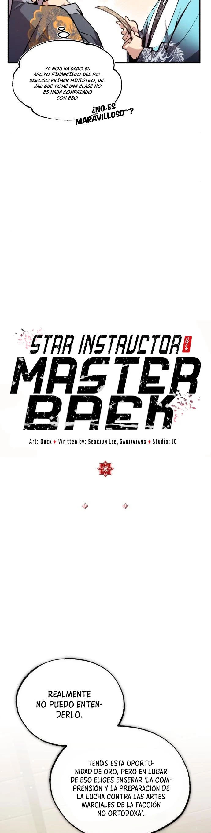 Instructor Estelar Maestro Baek Capitulo 50 página 7
