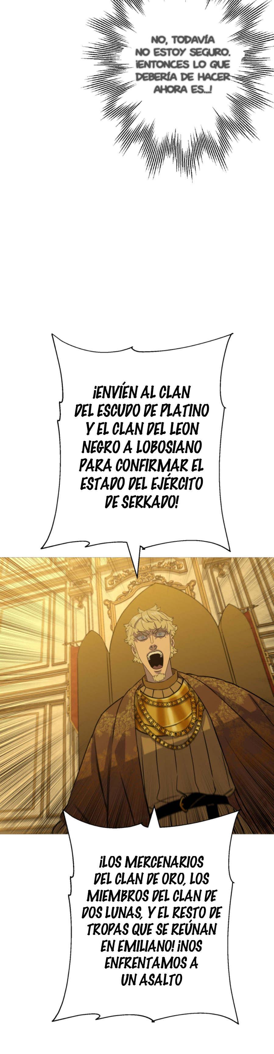 De un Simple Soldado a Monarca Capitulo 104 página 38