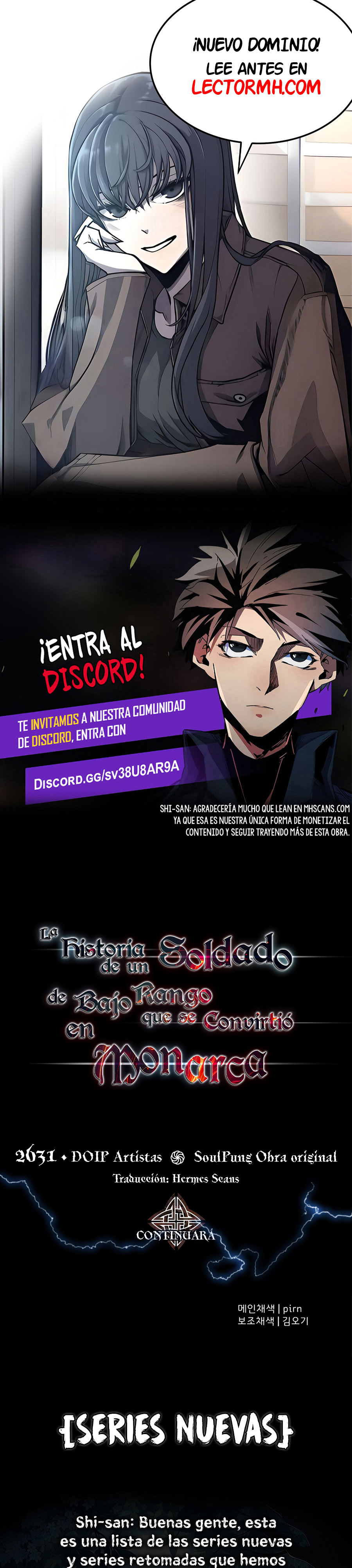 De un Simple Soldado a Monarca Capitulo 143.2 página 16