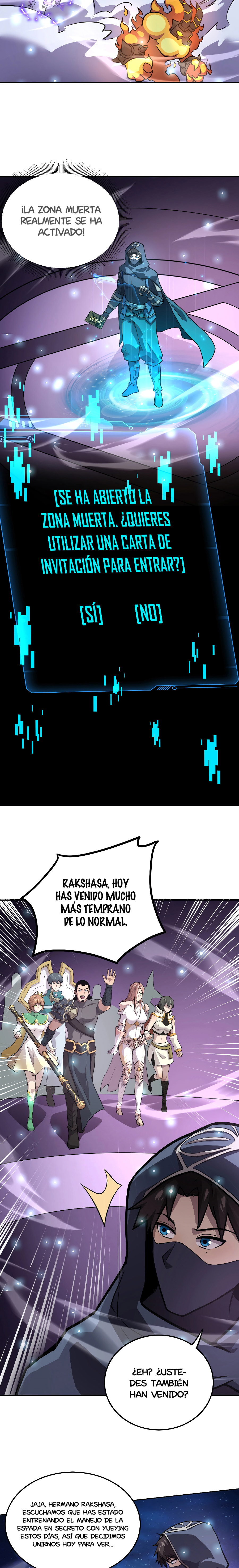 Talento Rango SSS: Solo Yo Asciendo Invocando Capitulo 101.2 página 6