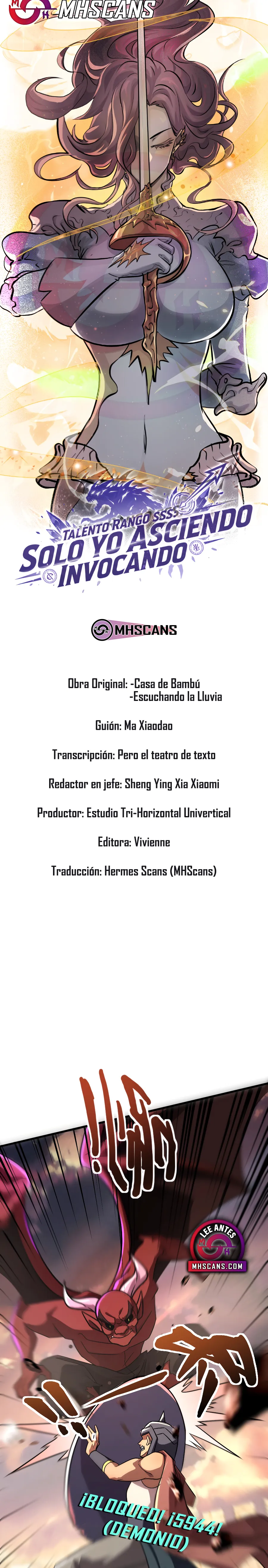 Talento Rango SSS: Solo Yo Asciendo Invocando Capitulo 144 página 4