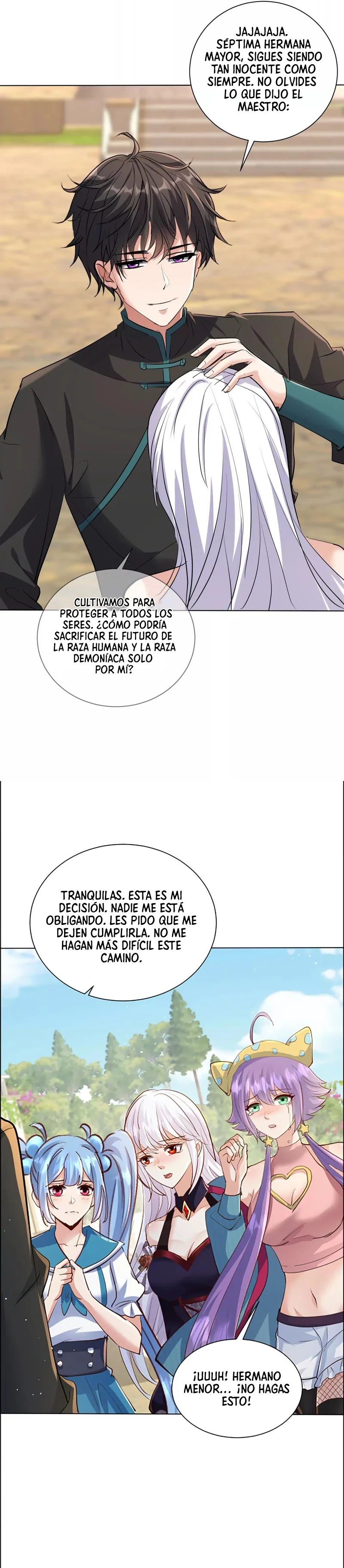 Mis Siete Hermanas Mayores Me Consienten Hasta el Cielo Capítulo 119 página 9