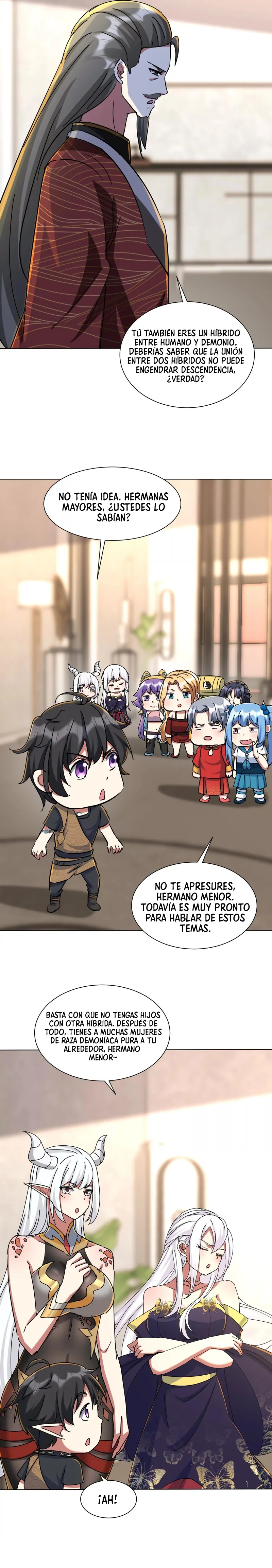 Mis Siete Hermanas Mayores Me Consienten Hasta el Cielo Capítulo 85 página 9
