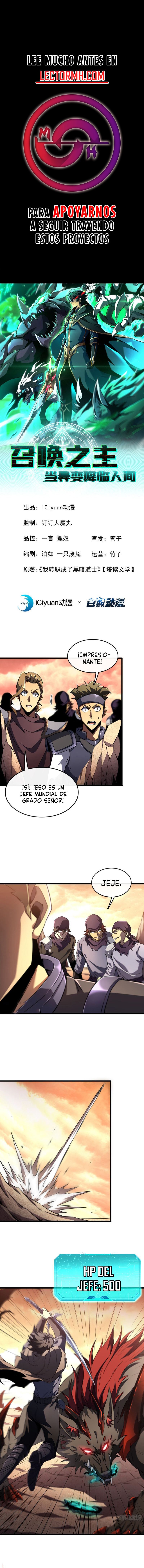 ¡Señor de las Invocaciones! Mutación Repentina Capitulo 4 página 2