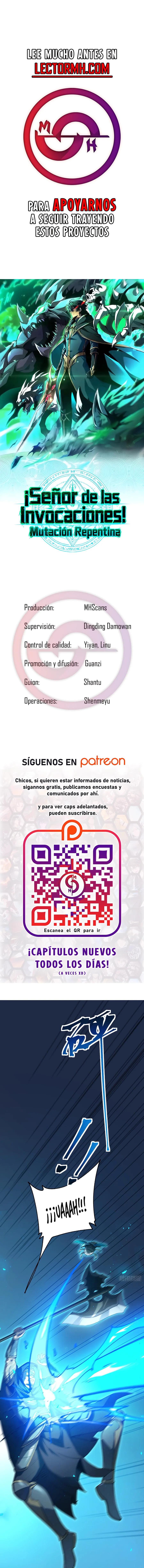 ¡Señor de las Invocaciones! Mutación Repentina Capitulo 71 página 2