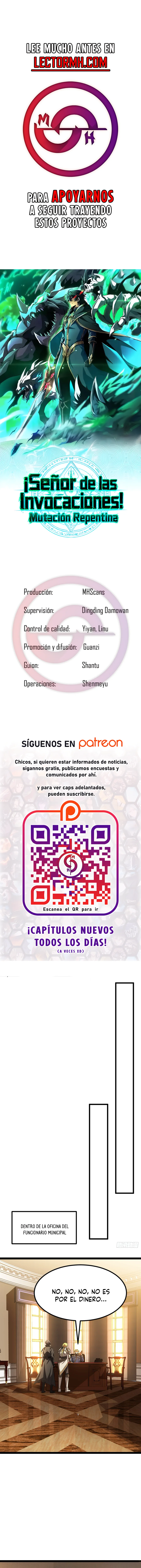 ¡Señor de las Invocaciones! Mutación Repentina Capitulo 72 página 2