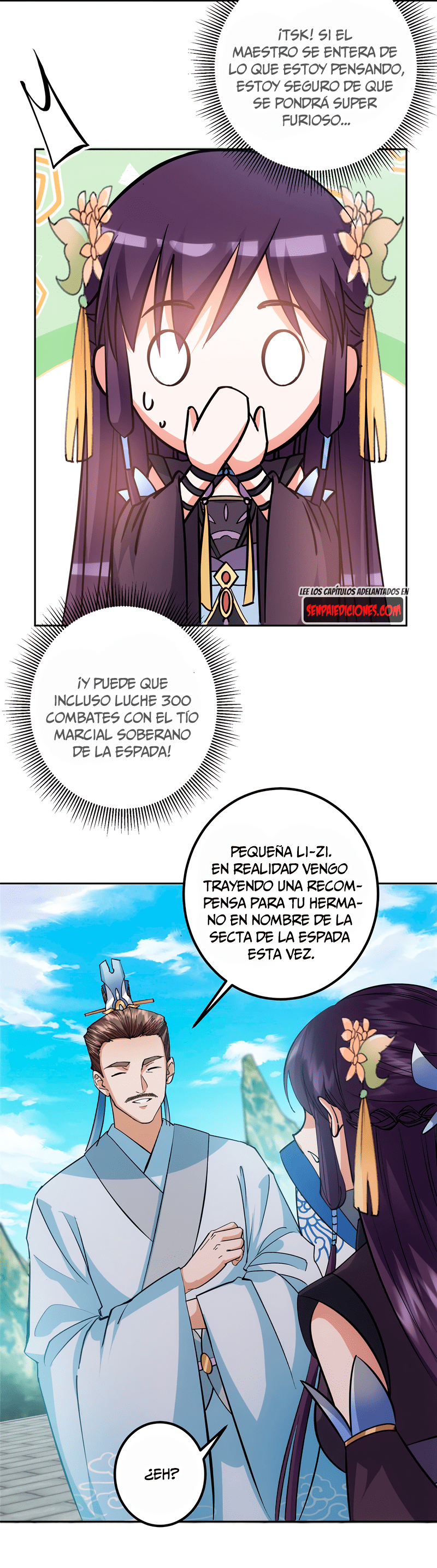 Mantenga un perfil bajo, Líder de Secta Capitulo 250 página 18