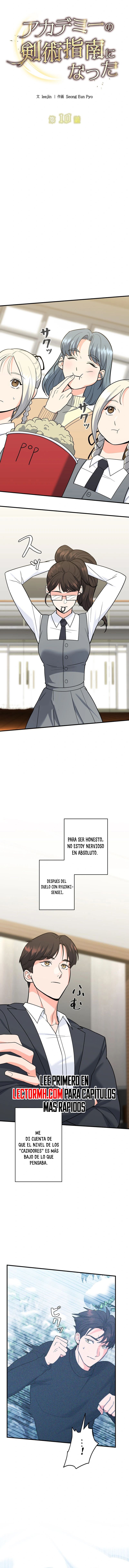 Convertido en Instructor de Esgrima de la Academia Capitulo 10 página 12