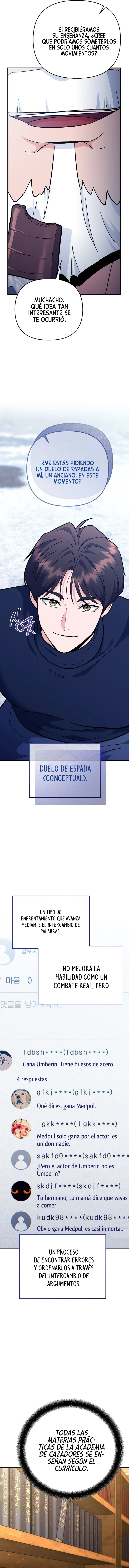Convertido en Instructor de Esgrima de la Academia Capitulo 34 página 7