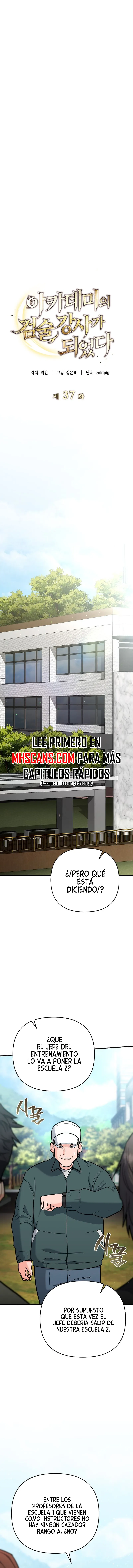 Convertido en Instructor de Esgrima de la Academia Capitulo 37 página 8