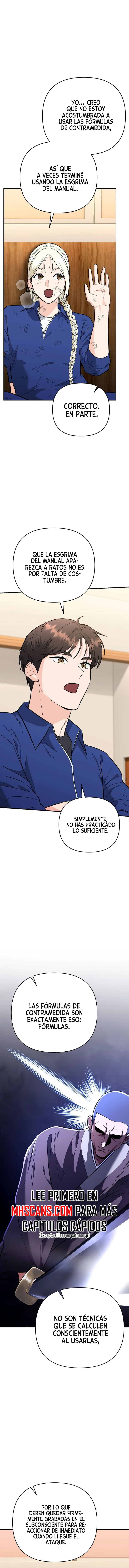Convertido en Instructor de Esgrima de la Academia Capitulo 40 página 12