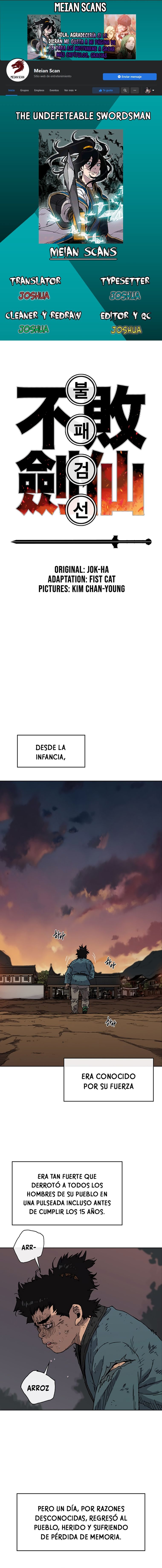 El Espadachín Invencible Capitulo 1 página 1