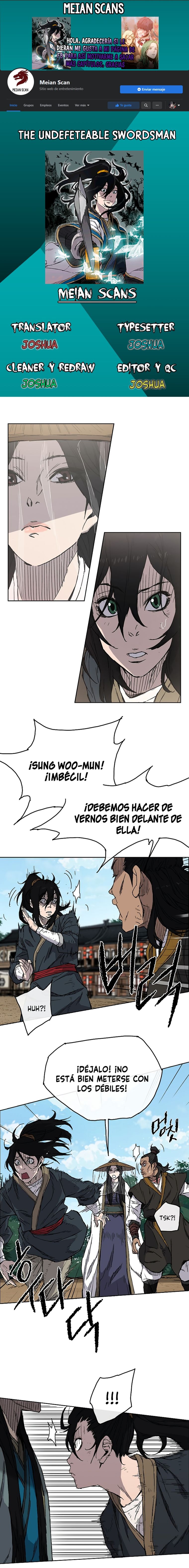 El Espadachín Invencible Capitulo 3 página 1