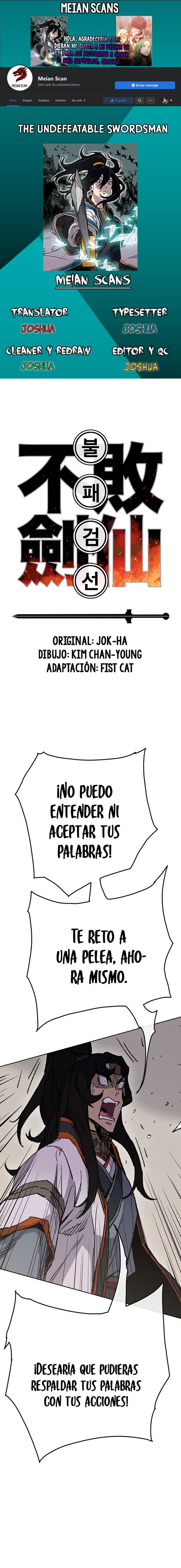 El Espadachín Invencible Capitulo 65 página 1