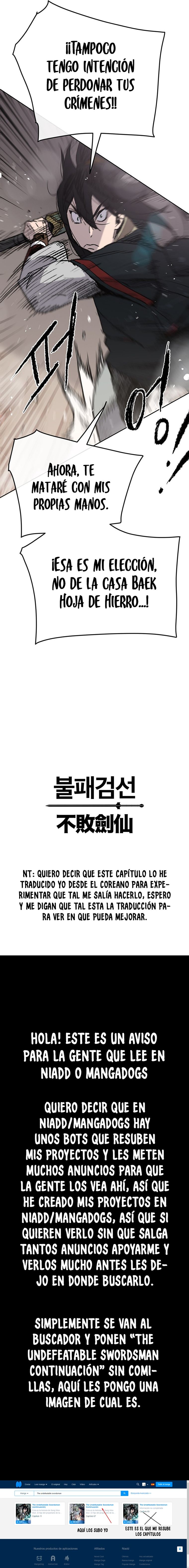 El Espadachín Invencible Capitulo 68 página 18