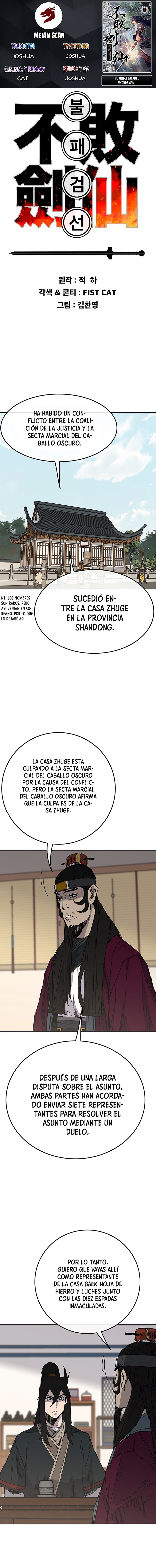 El Espadachín Invencible Capitulo 85 página 1