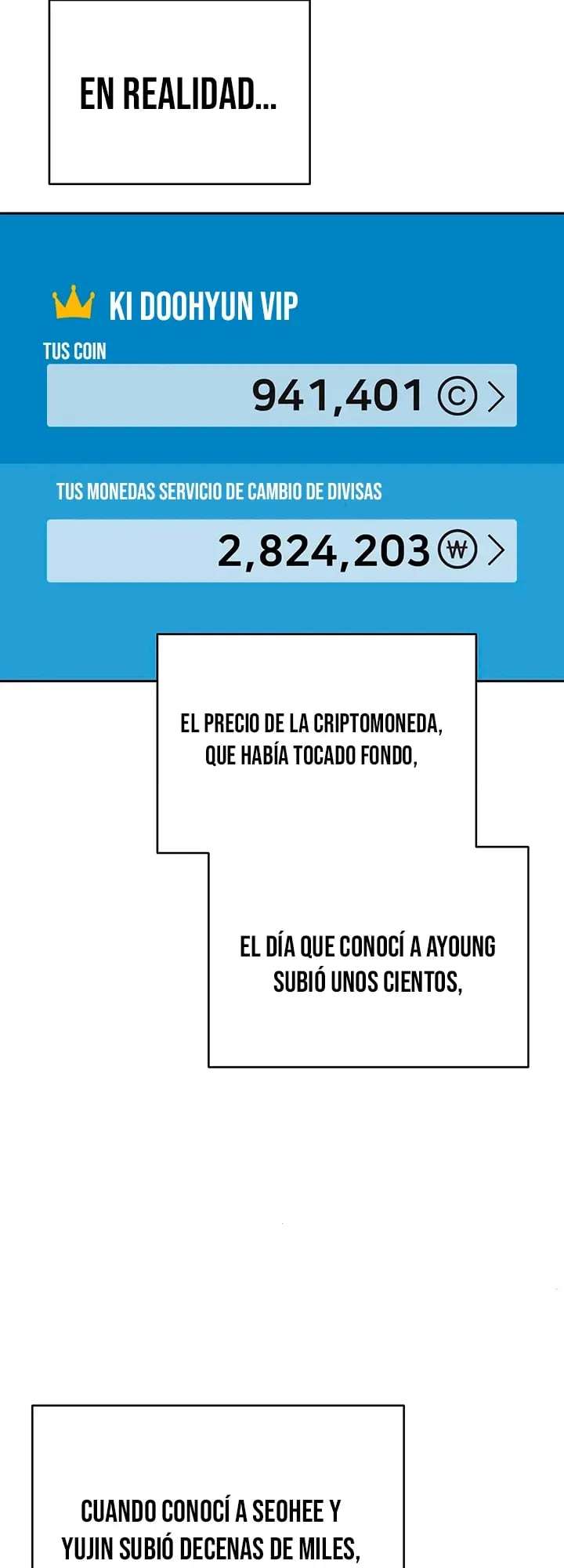 ¡Subí como la espuma en el mundo de las criptomonedas! Capitulo 76 página 18