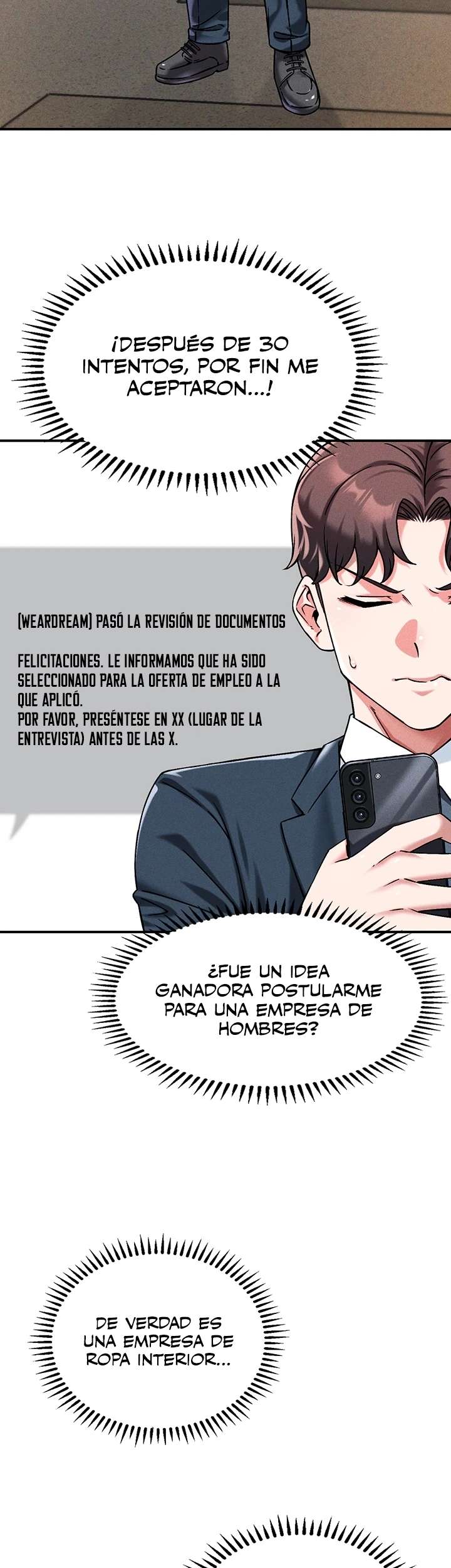 ¿Quieres Trabajar Aquí? Capitulo 1 página 22