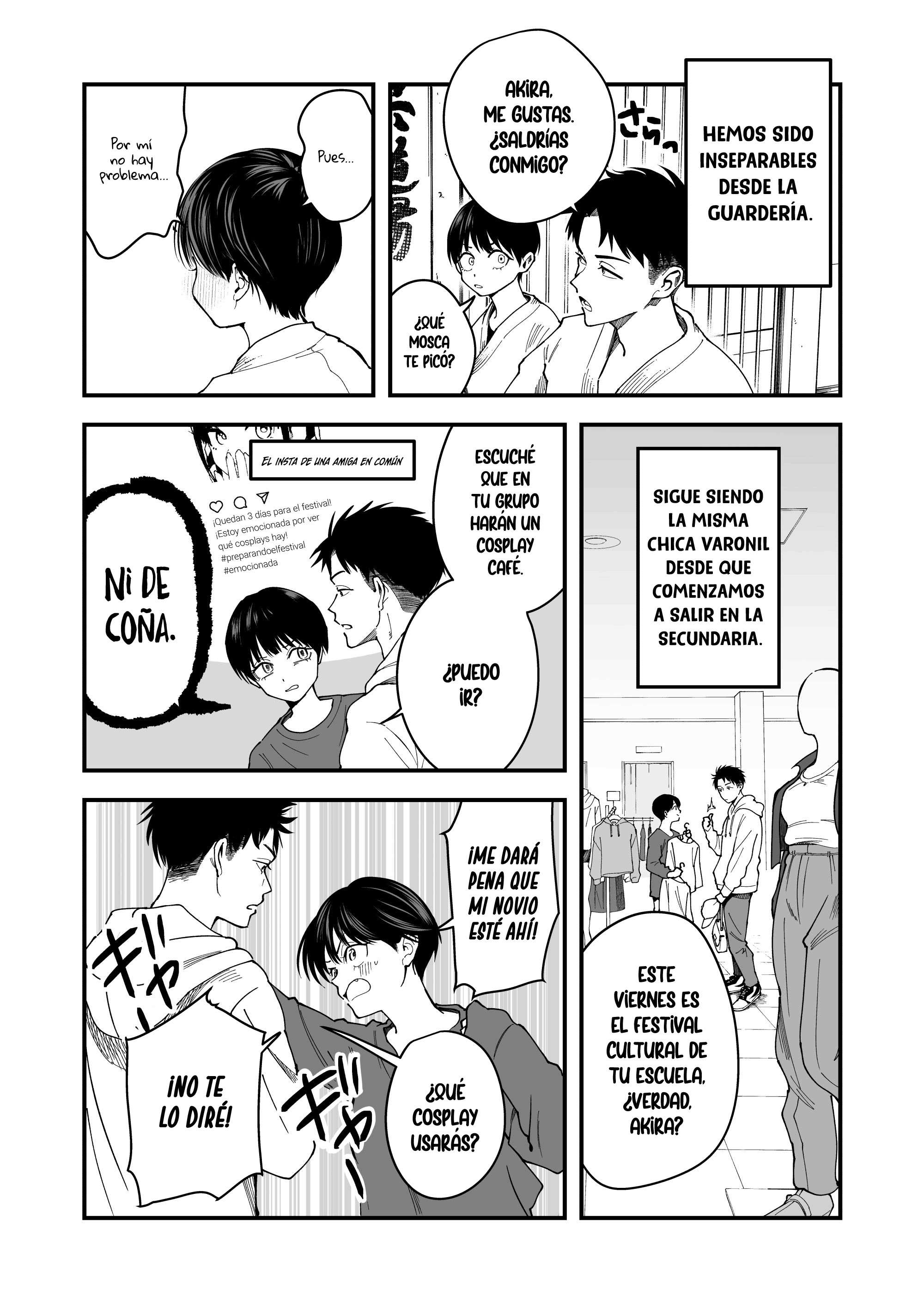 Mi Novia Tomboy de Otro Colegio Capitulo 1 página 3