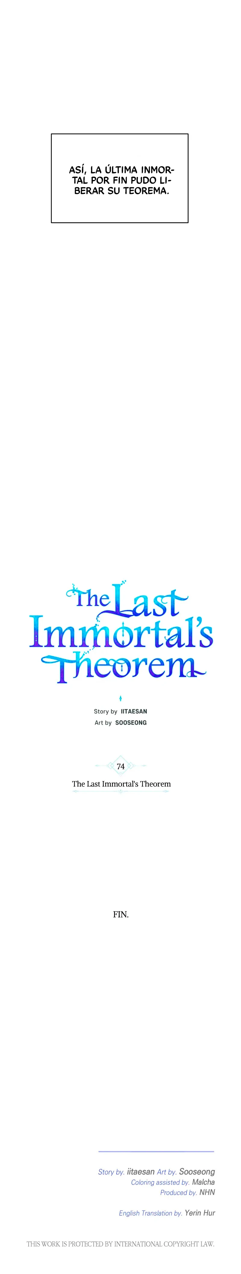 El teorema del último inmortal Capitulo 74 página 19