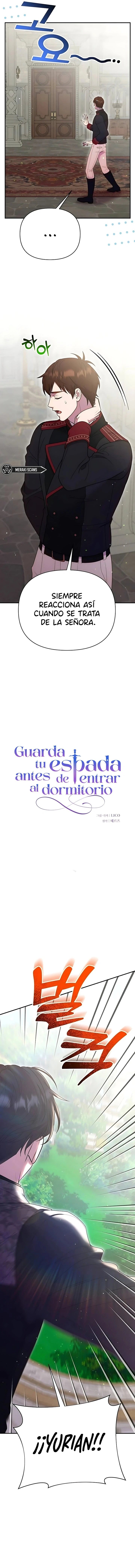 Guarda tu espada al entrar al dormitorio Capitulo 55 página 8