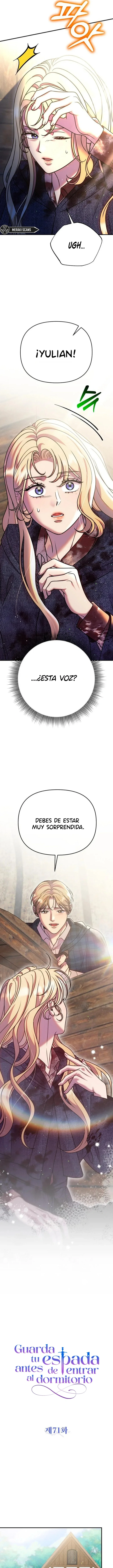Guarda tu espada al entrar al dormitorio Capitulo 71 página 9