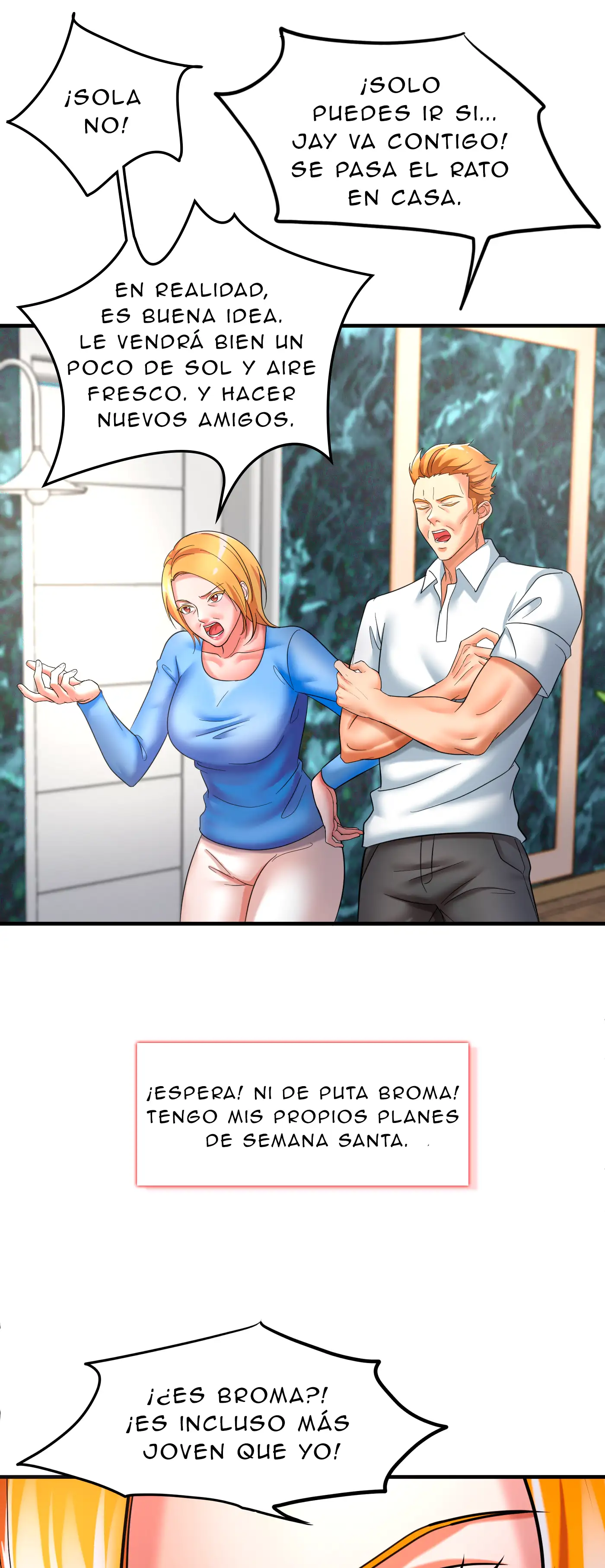 Vacaciones De Primavera Con Hermanastra (Sin censura) Capitulo 1 página 13