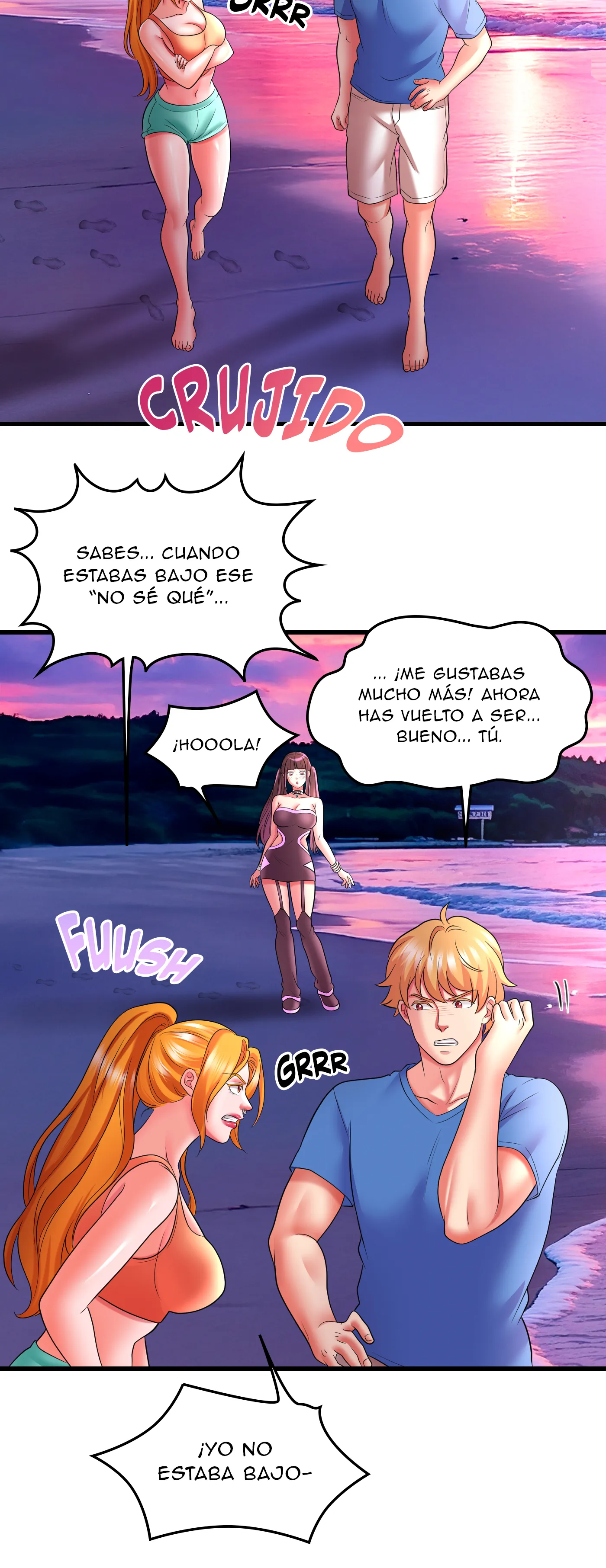 Vacaciones De Primavera Con Hermanastra (Sin censura) Capitulo 12 página 14