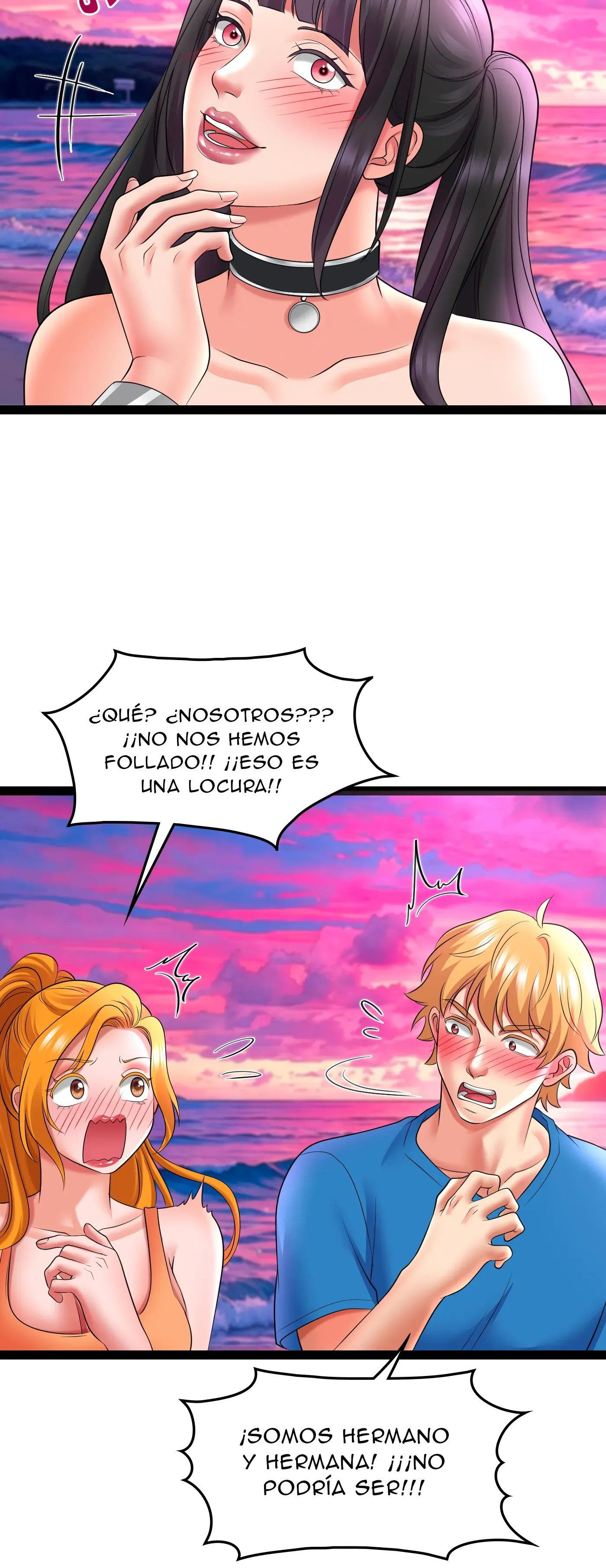 Vacaciones De Primavera Con Hermanastra (Sin censura) Capitulo 12 página 18