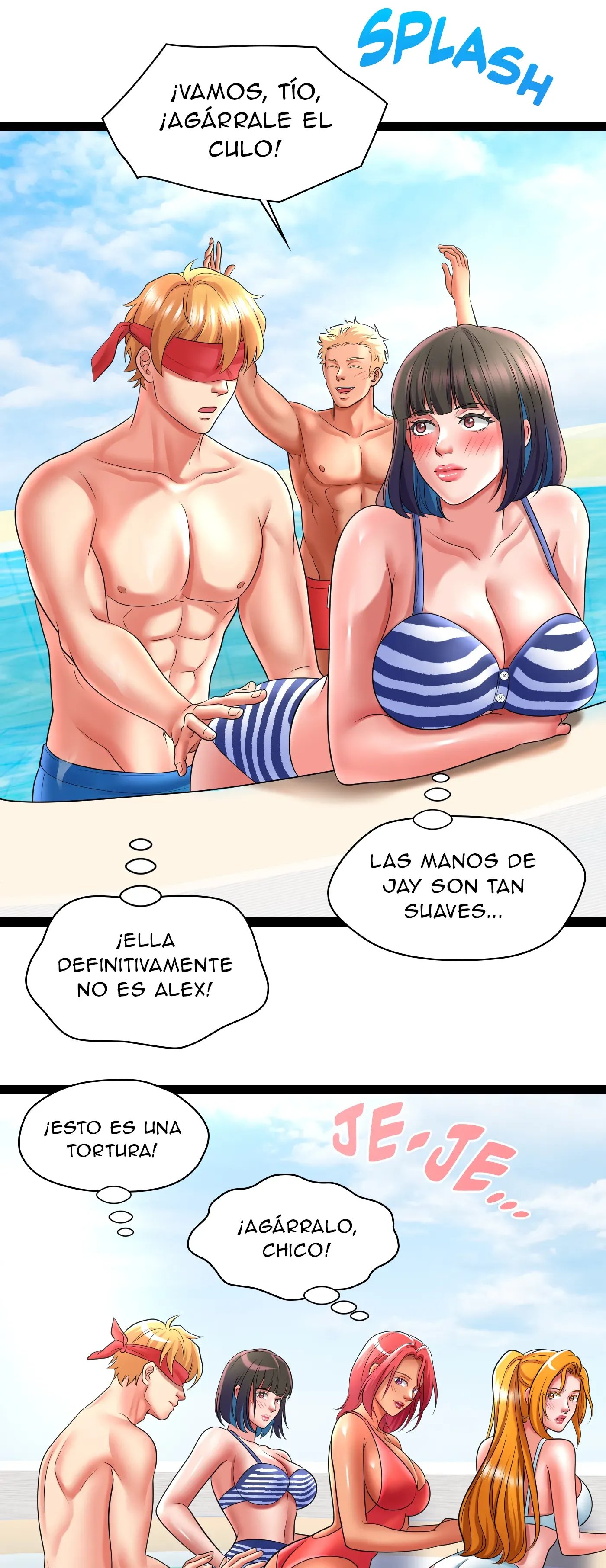 Vacaciones De Primavera Con Hermanastra (Sin censura) Capitulo 12 página 27