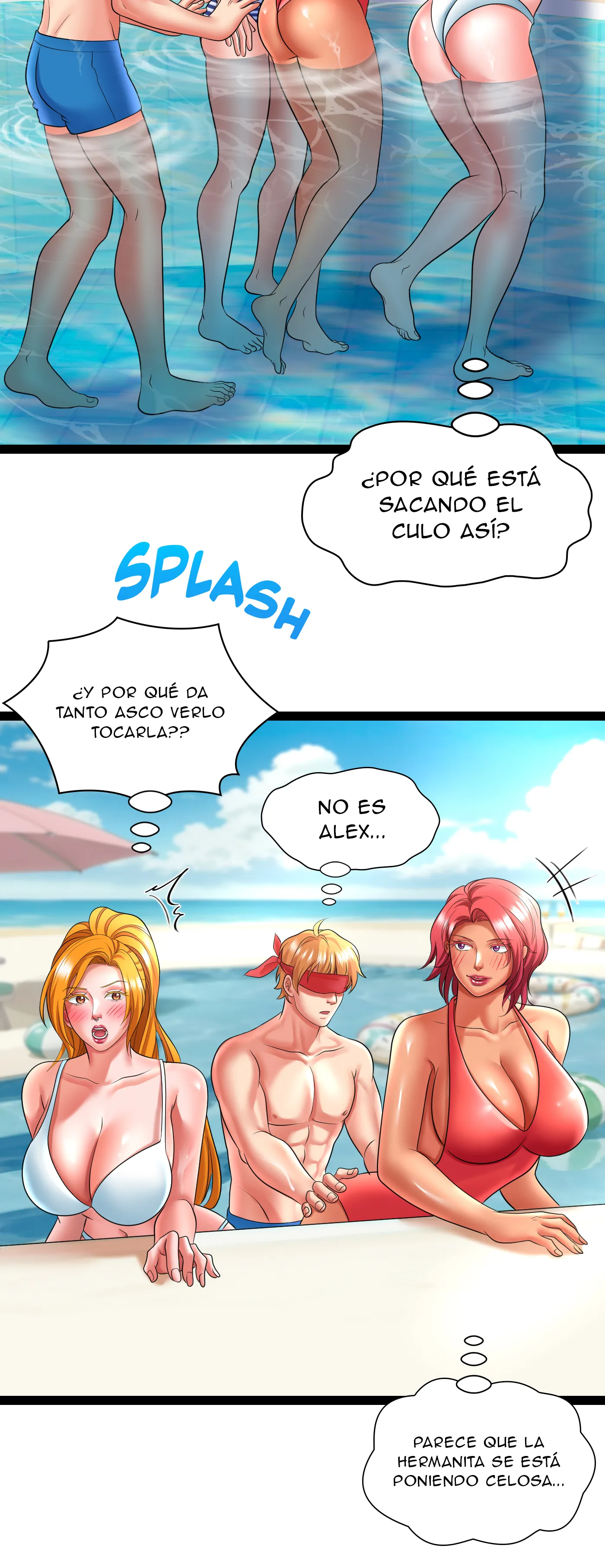 Vacaciones De Primavera Con Hermanastra (Sin censura) Capitulo 12 página 28